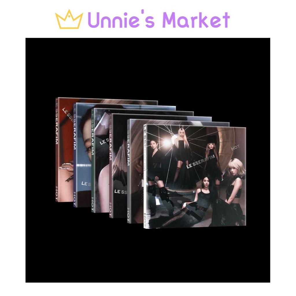 [SITE POB/SET] LE SSERAFIM - HOT COMPACT Ver. / 5th Mini Album