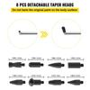 Rods Dent Removal Kit, 13 Pcs Paintless Dent Repair Tool, 5 Pcs Stainless Steel Dent Rods, 8 Pcs Tapper Heads, Professional Hail Dent Removal Tool for