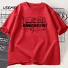 Mens Tshirt Trust Me I'm An Engineer T-shirt Cotton Man Work T Shirt Summer Cotton Tops Round Neck Short Sleeve Man Clothes