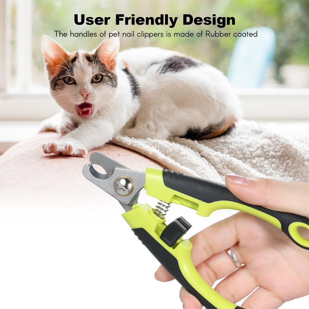 Professional Dog Nail Clipper Set, Pet Nail Clippers with Safety Protection to Avoid Excessive