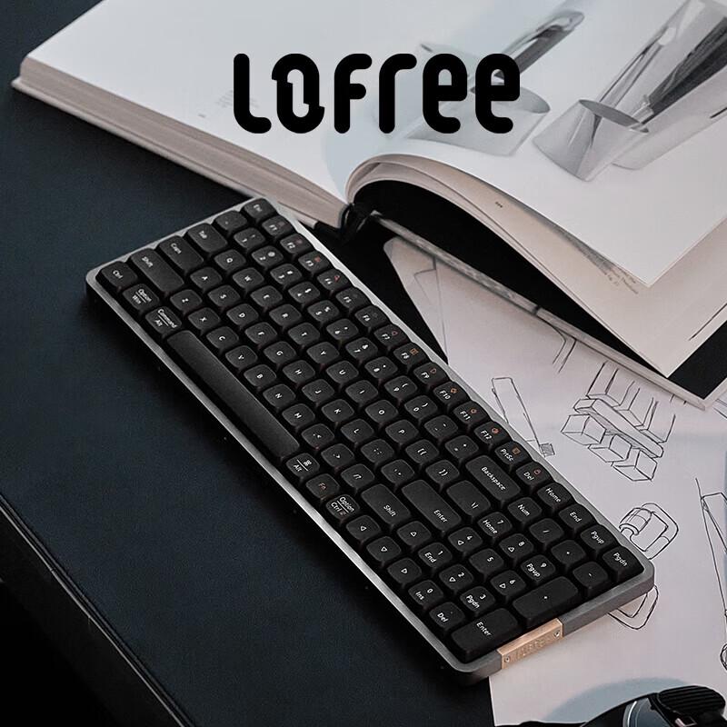 LOFREE OE919 100-клавишная низкопрофильная механическая клавиатура с двумя режимами