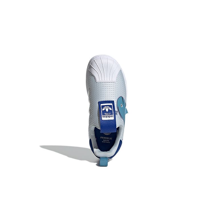 adidas Детские кроссовки Superstar 360 Primeblue Little Kid Whale Halo-Blue Cloud-White Royal-Blue FX4928
