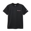 Champion Short Sleeve for Short Crew Quick Highly Antibacterial and Odor Script Short Sleeve Black T-Shirt Kids, Sleeve, Neck, Drying, Breathable,