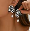 Creative Zebra Pendant Earrings