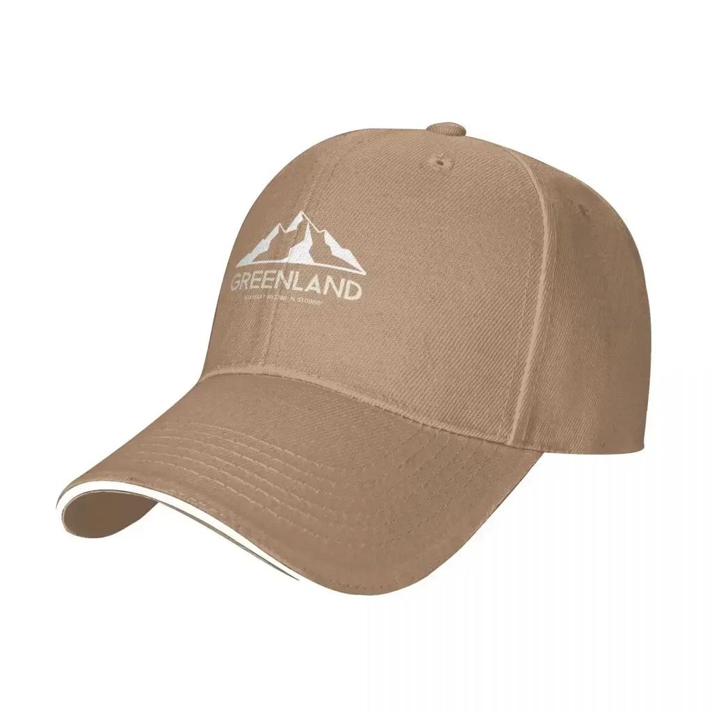 Greenland Ilulissat Mountain silhouette Baseball Cap Uv Protection Solar Hat Rave Womens Unisexs