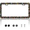 Jesus The Way The Truth The Life License Plate Frame Cross License Plate Frames Personalise Stainless Steel Funny Design Compatible with Standard