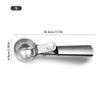 Stainless Steel Spring Loaded Ice Cream Scoop Professional Gelato Scoop Melon Baller Cookie Scoop Ice Cream Server Anti-Drip Ice Cream Tool