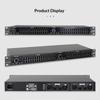 215 Professional Graphic Equalizer - 15-Band Dual Channel EQ with ±12dB Boost/Cut, 40Hz Low Cut, LED Meter for Stage PA System