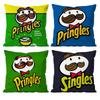 Подушка-чехол P-Pringles с бородой, чехол для подушки от пылевых клещей, скрытая молния, шелковистый короткий плюш, чехол на подушку для дивана