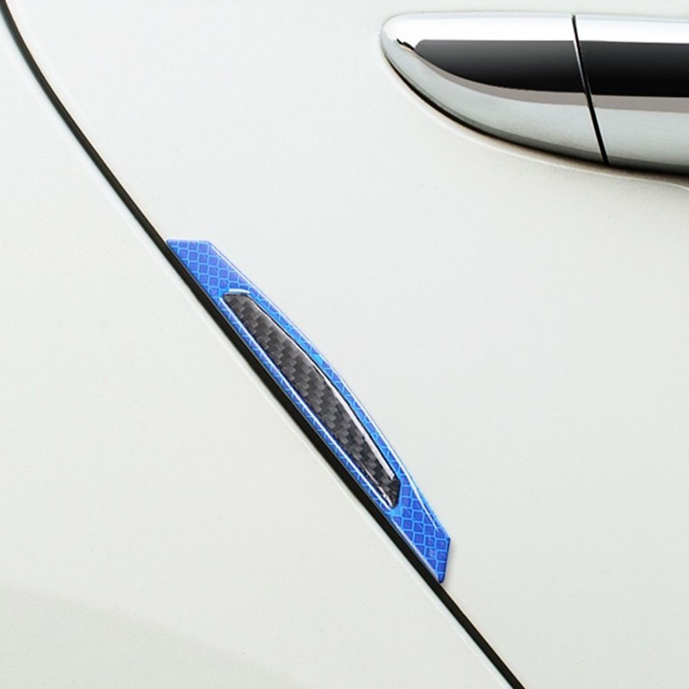 4Pcs Sign Protector Alarm Door Sticker Anti-Collision Car Reflective Strips Safety Warning