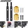 AXSPEED Metal Portal Stub Axle Drive Gear Shaft & Wheel Hex Adapter for TRX-4 TRX4 1/10 RC Crawler Car Upgrade Parts