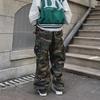 American High Street Retro Camouflage Hip-Hop Slim Men's Straight Casual Pants