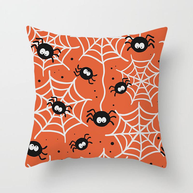 New Halloween Pumpkin Series Pillow Cover Festive Home Sand Release Art Pillow Cushion Cover