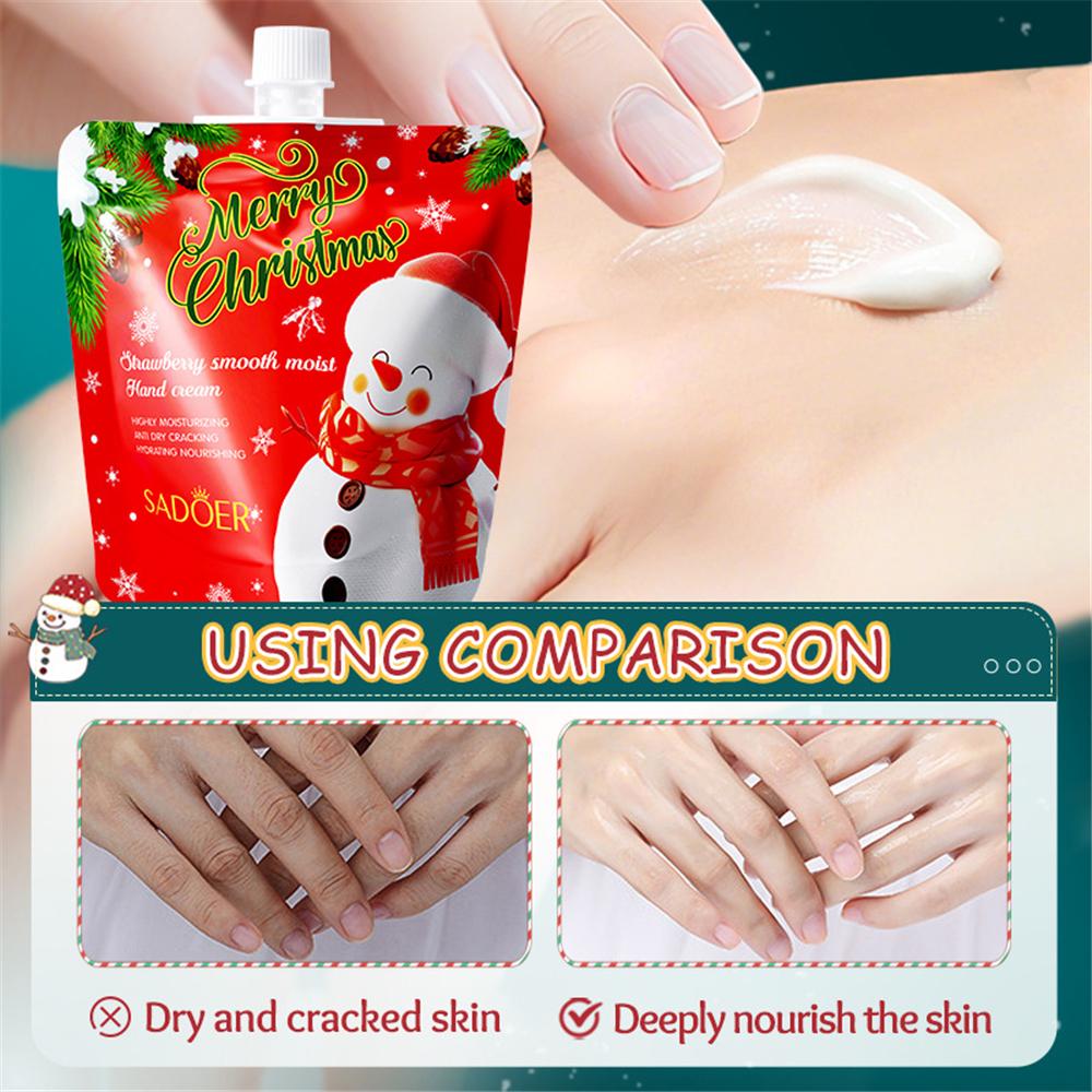 Рождественский подарочный набор кремов для рук, дорожный формат, увлажнение, смягчение, уход уровня СПА - 30 г/штука, подарок для женщин и мужчин