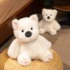 Милая пушистая плюшевая кукла Вест-Хайленд-Уайт-терьер Мягкая имитация собаки Мягкая игрушка Подарки для детей