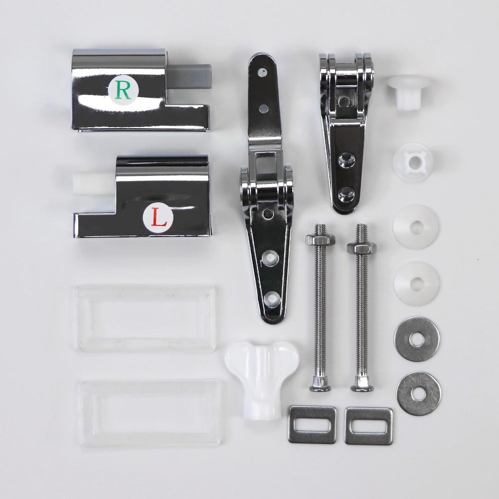 Ремонт плавного закрывания Петли сиденья унитаза Простая установка отверткой АБС и цинковый сплав Износостойкие Прочные крепежи для сиденья унитаза