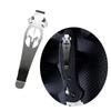 Titanium Pocket Clip Knife Waist Back Clip 2 Hole for Spyderco Paramilitary 2 Para 3 C81 C10 C11 Yojimbo 2 Folding Knife