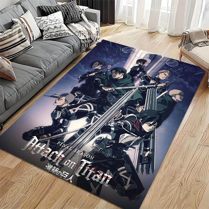 Attack on Titan Final Season suitable as a non-slip mat for the living room or bedroom sofa