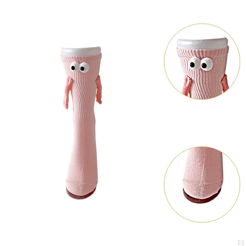 Парные носки Держащиеся за руки Повседневные Длинные гольфы Складываемые Средней длины Трубчатые Ниточные Смешные