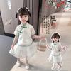 Hanfu qiz Xitoycha uslubdagi mato yozgi ko'ylak Qadimgi Tang kostyumi super peri kostyumi kichkina qizaloq suv parisi malika yubkasi ichki kiyim