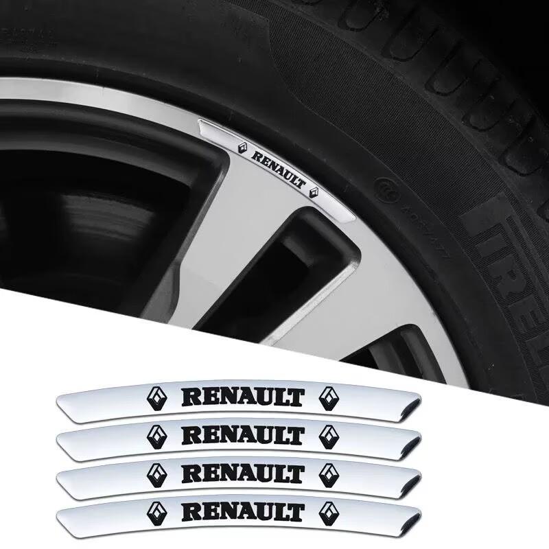 Interior Stickers For Renault Talisman Clio 4 Megane 2 3 Fluence Kangoo Captur 56mm 60mm 4pcs Car Wheel Center Covers Auto Hub C Y888