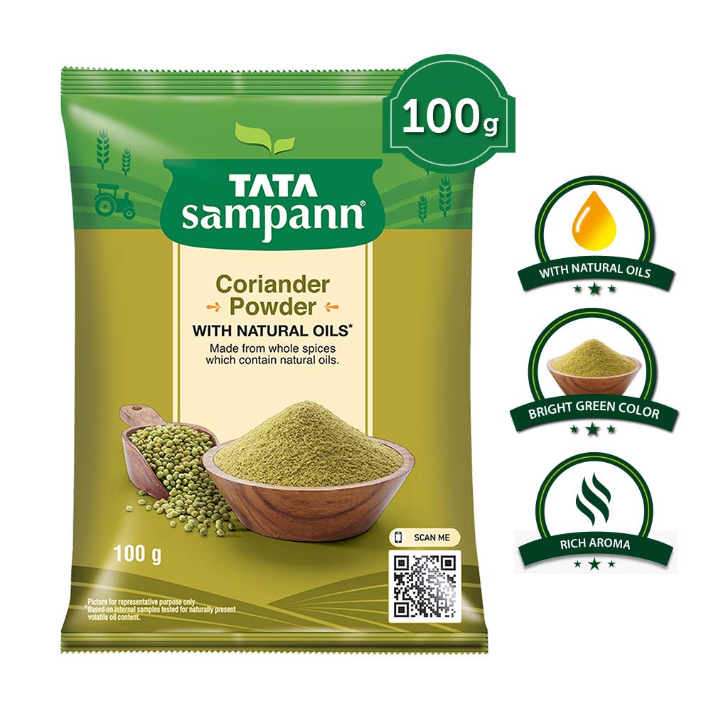 Tata Sampann Порошок кориандра с натуральными маслами, 100г