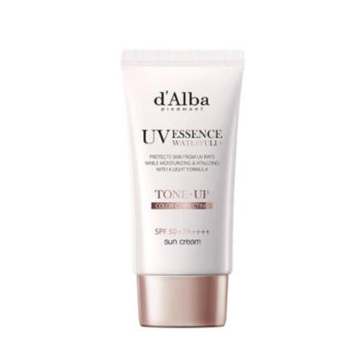 DALBA UV Essence Waterfull Tone Up Sun Cream 50 мл SPF50+ / Солнцезащитный крем для лица