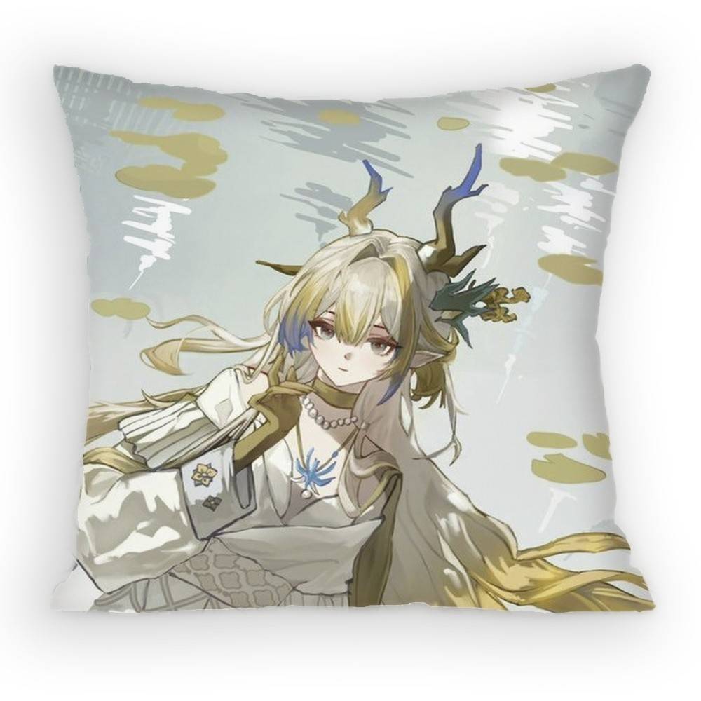 Игра Arknights SHU Наволочка Диван Гостиная для Спальни Автомобиль Изголовье Спинка Подушка Квадратная Подушка Время для Сна