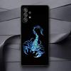 Cool insect Scorpion Phone Case For Samsung Galaxy A13,A21s,A22,A31,A32,A52,A53,A71,A80,A91 Soft Black Phone Cover