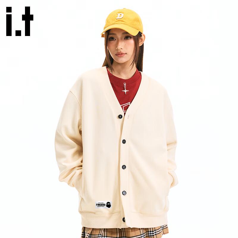 Fingercroxx Men's Japanese Style V-Neck Cardigan Sweatshirt