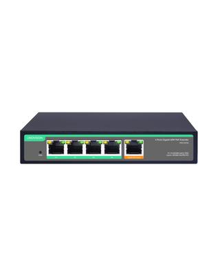 LINOVISION 4-портовый гигабитный удлинитель POE с 60 Вт POE POE 1 вход 4 выхода POE Surge POE разветвитель на 4 устройства POE, такие как вход для IP-телефона,