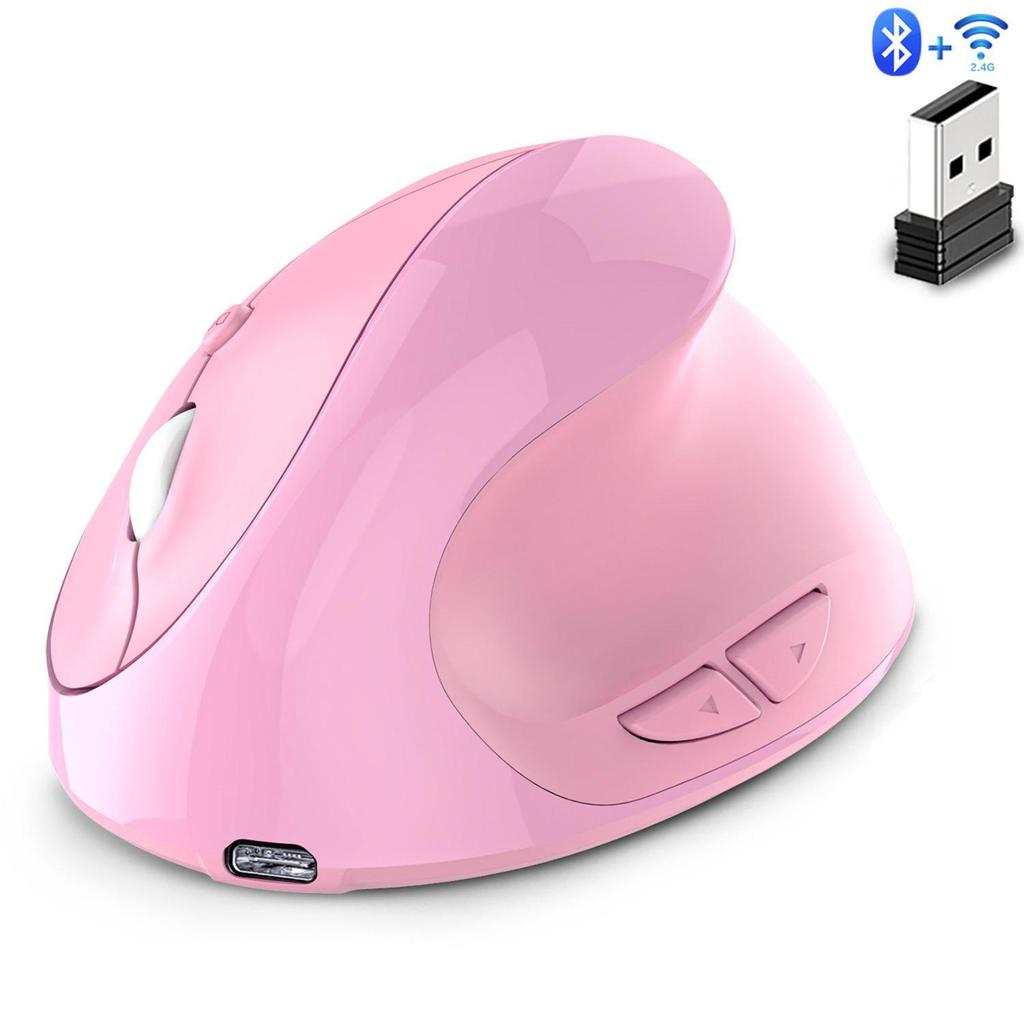 Dual-mode Ergonomic Wireless Vertical Mouse for Designers