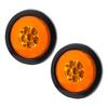 2pcs 12V 24V 4 inch Round LED Tail Lights Car Stop Brake Tail Light lamp Reverse Lamp for Jeep Truck Lorry Pickup 4x4 12V 24V