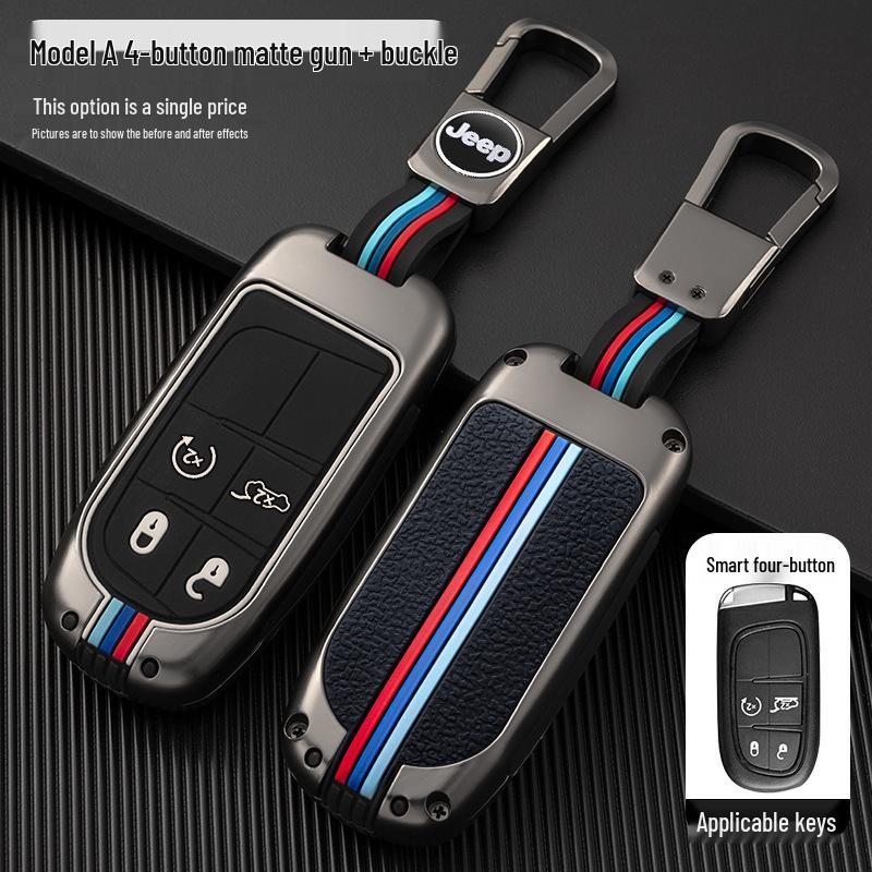 Чехол для ключа для Jeep Compass, Renegade, Cherokee, Grand Commander