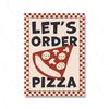 French Food Taco Pizza Martini Cartoon Poster Canvas Painting Vintage Funny Dining Wall Art Pictures Kitchen Bar Home Decor