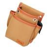 KOZUCHI Small 2 Brown Electrician's Bag, Tiers, KNT-10,