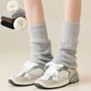 Модные утолщенные женские длинные чулки теплые Y2K зимние носки с ворсом защита ног японский стиль носки для ног подарок