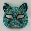 Halloween Rhinestone Cat Woman Mask Sexy Costume Party Accessory