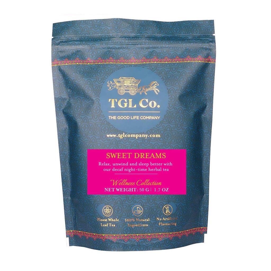 Herbal Tea for Good Sleep (50 G), Sweet Dreams Tea, TGL Co.