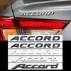 3D ABS Logo Honda Emblem Letters Car Trunk Badge Rear Letter Label for Honda Accord Elysion CR-Z Odyssey SPIRIOR Accessories