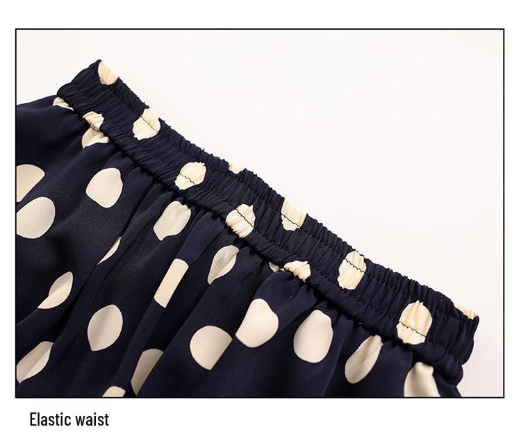 Женская летняя юбка А-силуэта из шифона с цветочным принтом: Стильный, модный, эластичный пояс, привлекательный дизайн