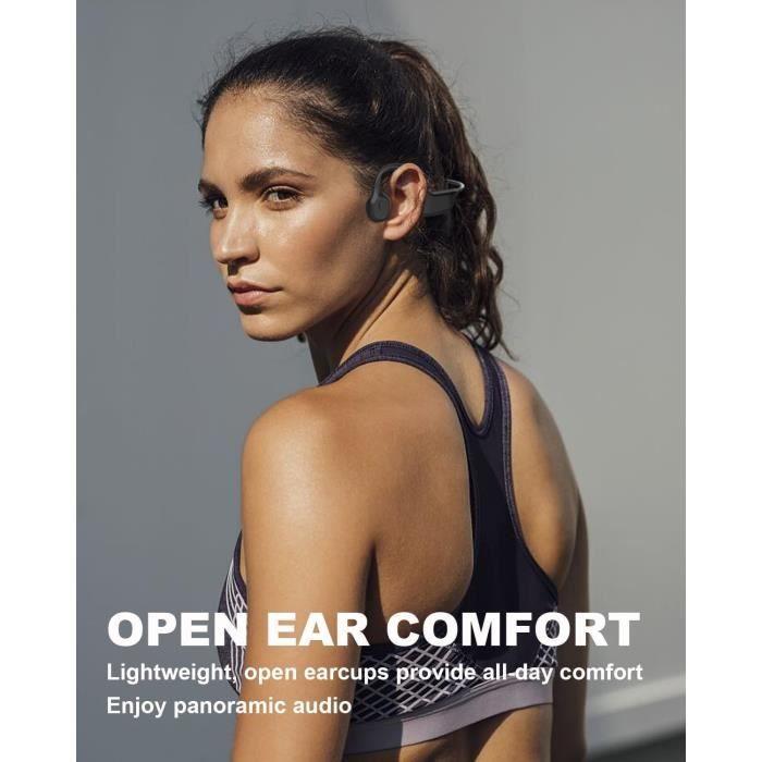 Casque Conduction Osseuse - GENERIC - Open Ear - Bluetooth 5.0 - IPX7 Étanche - 29g Léger