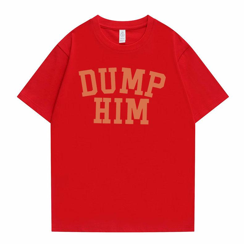 Singer Britney Spears DUMP HIM Same Style Graphic Tshirts Women Casual Tshirt Unisex Y2K Aesthetic Short Sleeve Tops