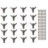 20 шт. металлические ножки для шкатулок из цинкового сплава, тонкие детали, фурнитура для шкатулок для ювелирных изделий, деревянные шкатулки для ювелирных изделий