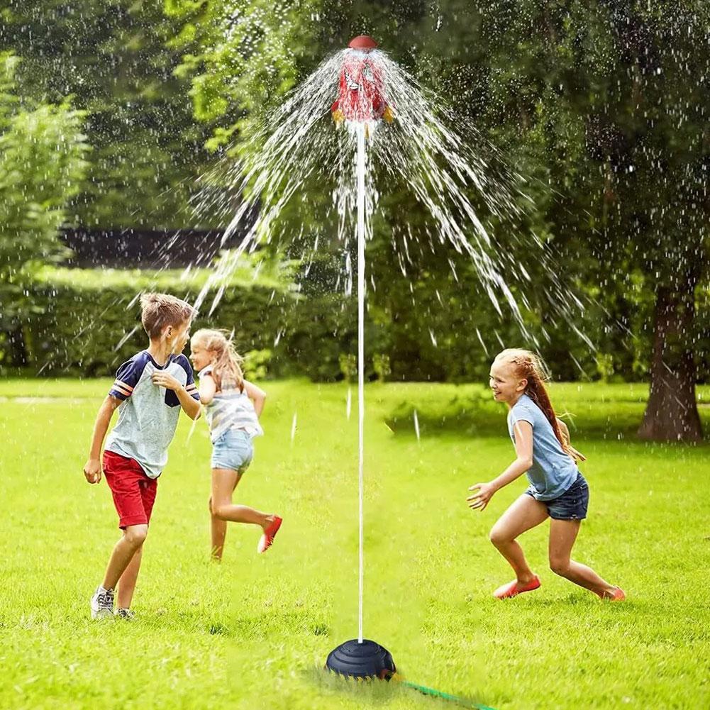Rocket Launcher Toys Outdoor Rocket Water Pressure Lift Sprinkler Toy Fun Interaction In Garden Lawn Water Spray Toys for Kids 6