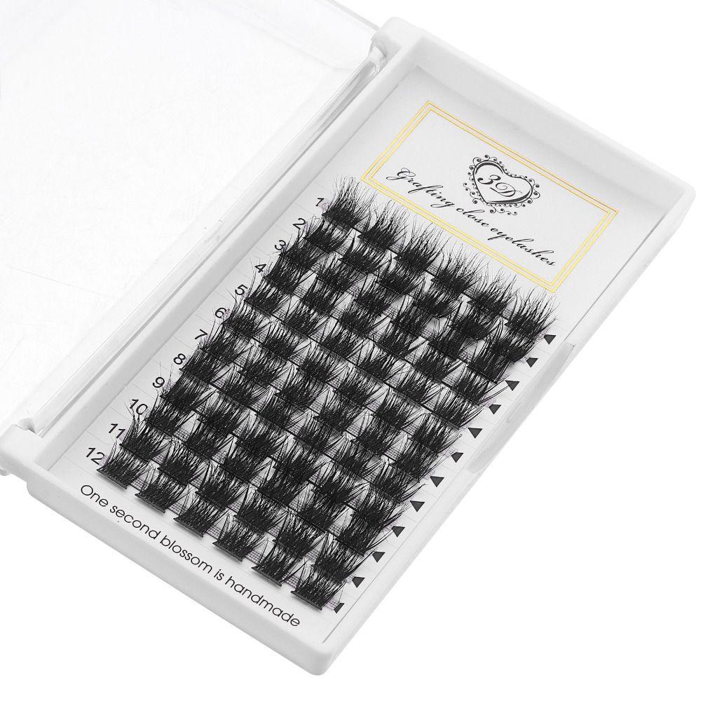 Faux Mink Lash Clusters Dramatic DIY Eyelash Extension Individual Cluster Lashes  at Home
