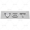 Car Styling V6T V8T 3D ABS Chrome Emblem Car Badge Sticker Decal Auto Accessory For  nlux7 A6 A7 A8 S4 S5 S6 S7 S8 RS4 RS5 RS6 RS7