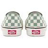 Vans Slip-On Low Top Skate Shoes Green And White Checkerboard Unisex Sneakers VN0A5HYQB8O