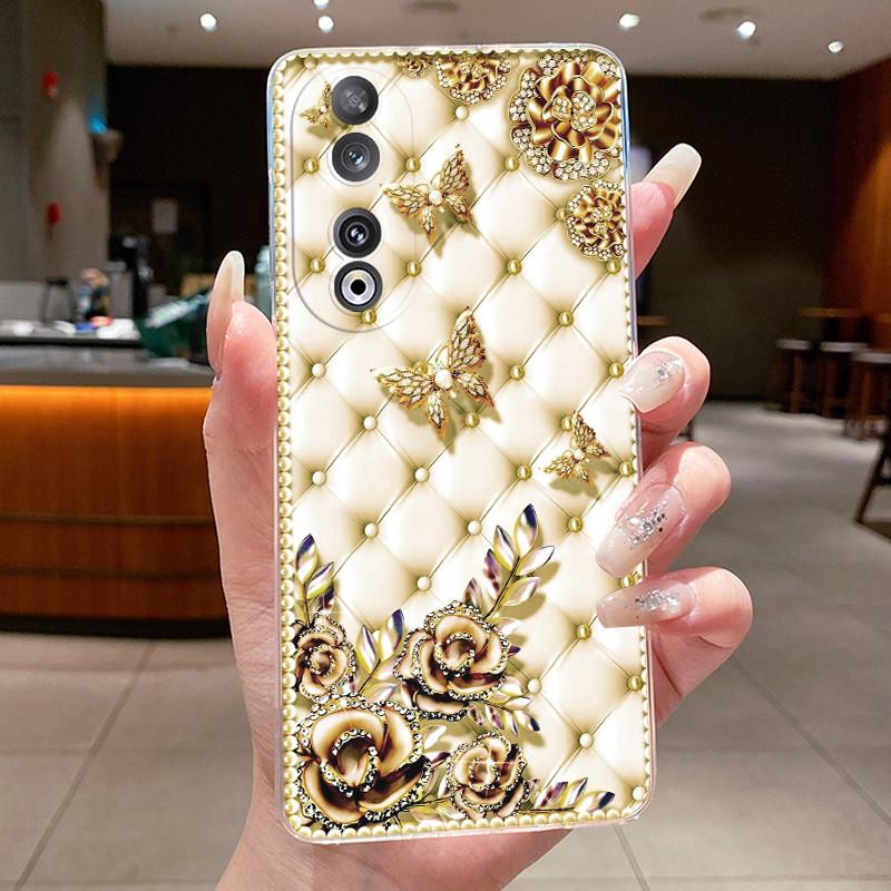 Чехол для телефона Honor 90 Pro 5G 2023, прозрачный, роскошный, с драконом, милый, крутой, для мальчиков и девочек, мягкий чехол, тонкая накладка для Honor90 90Pro
