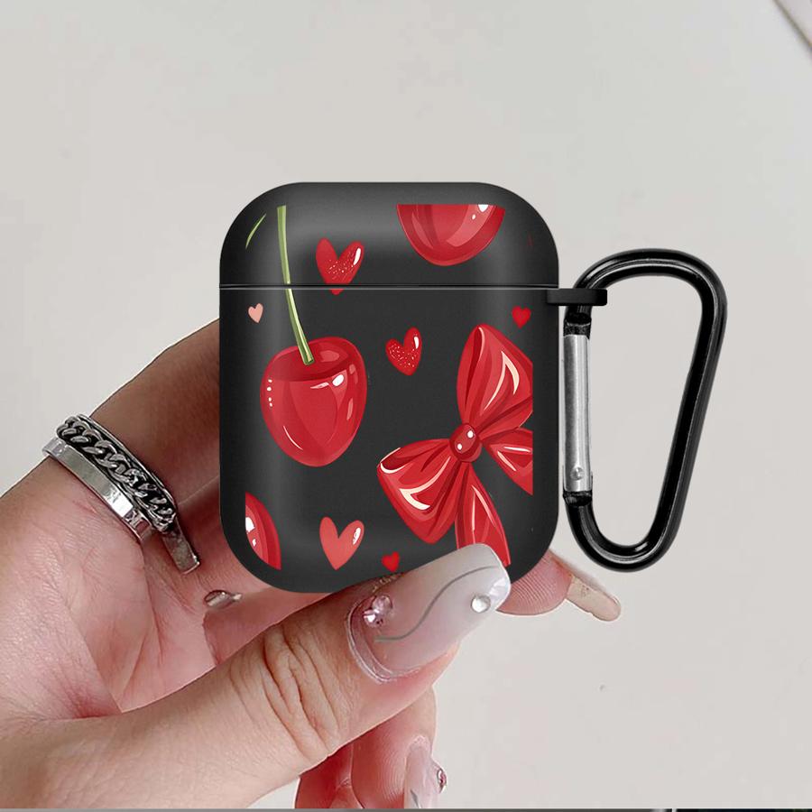 Чехол для Airpods Pro3 Pro 1 3 Pro2 4 2 Чехлы для наушников Покрытие Красная Милая Вишня